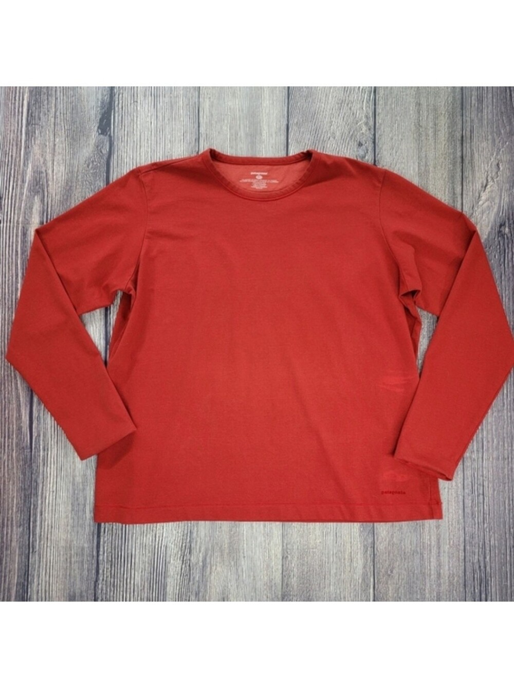 Patagonia Red Long Sleeve Top